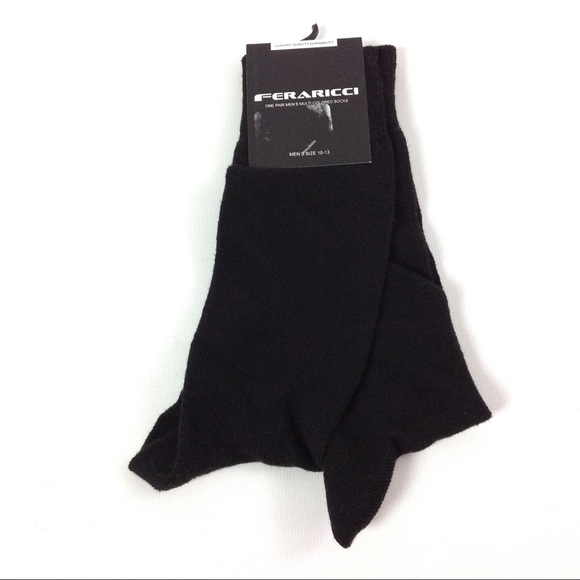 Feraricci Luxury Men Dress Docks Size 10-13 Black - Picture 1 of 3